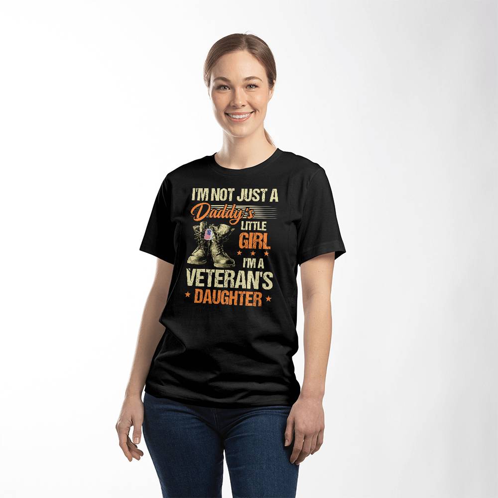 I'm A Veteran's Daughter T-Shirt |Daddy's little Girl Shirt