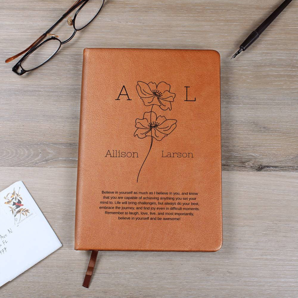Personalized Leather Journal | Graduation Gift