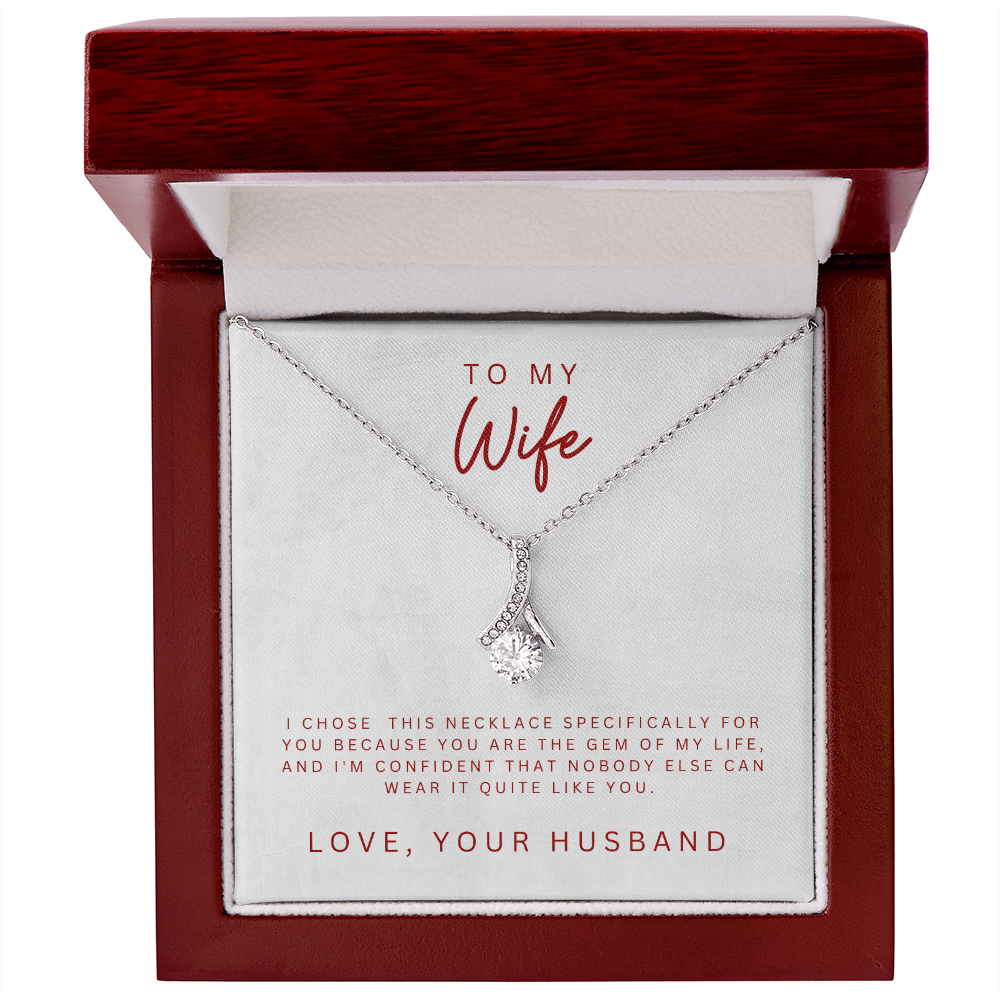 To My Wife Alluring Beauty Necklace