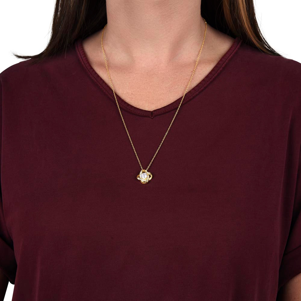 To My Beautiful Grandma Love Knot Necklace | Mother's Day Gift