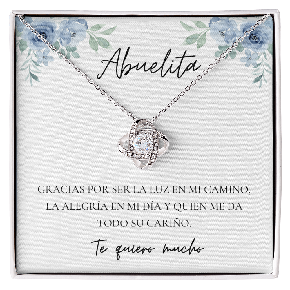 Abuela | Abuelita Love Knot Necklace | Spanish Grandma Mother's Day Gift