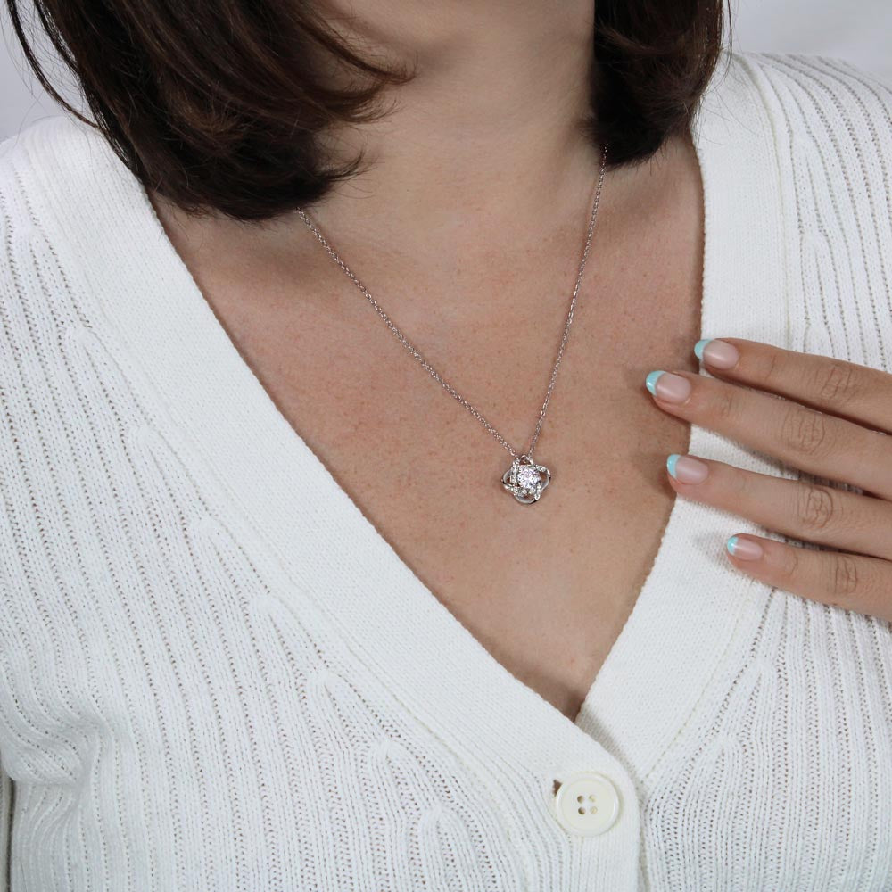 To My Beautiful Mom | Love Knot Necklace| Mother's Day Gift