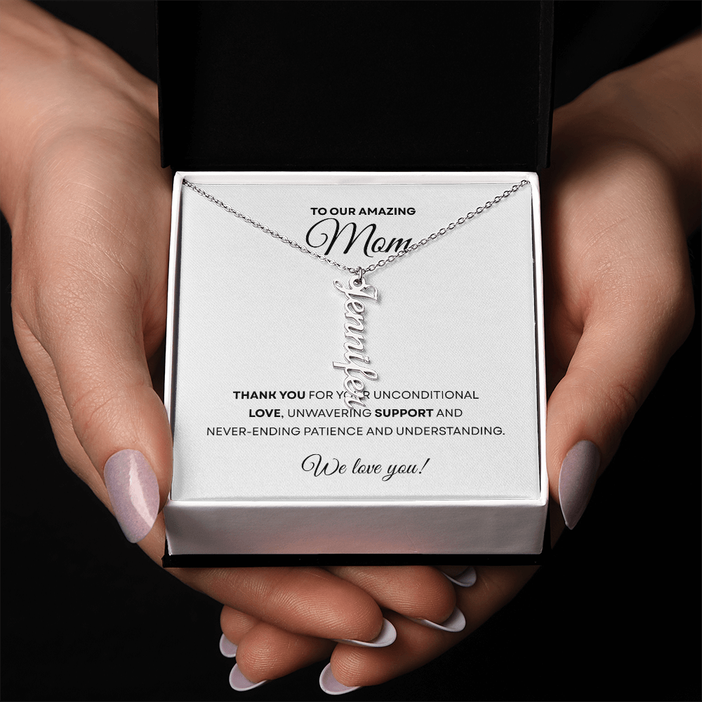 Multiple Name Necklace for Mom | Family Necklace | Children Names Necklace| Mother's Day Gift