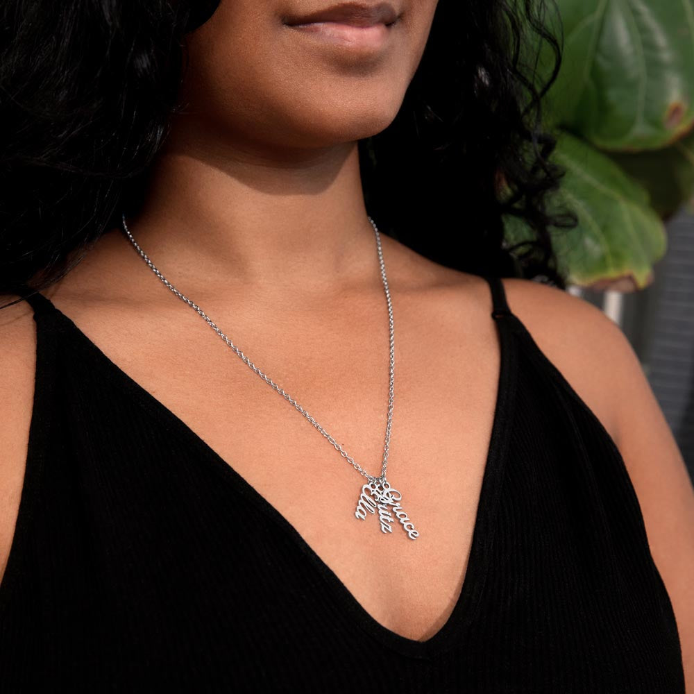 Multiple Name Necklace for Mom | Family Necklace | Children Names Necklace| Mother's Day Gift