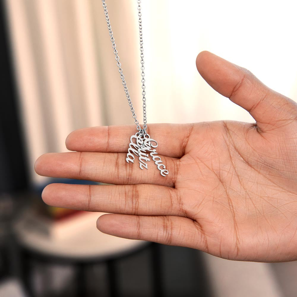 Multiple Name Necklace for Mom | Family Necklace | Children Names Necklace| Mother's Day Gift