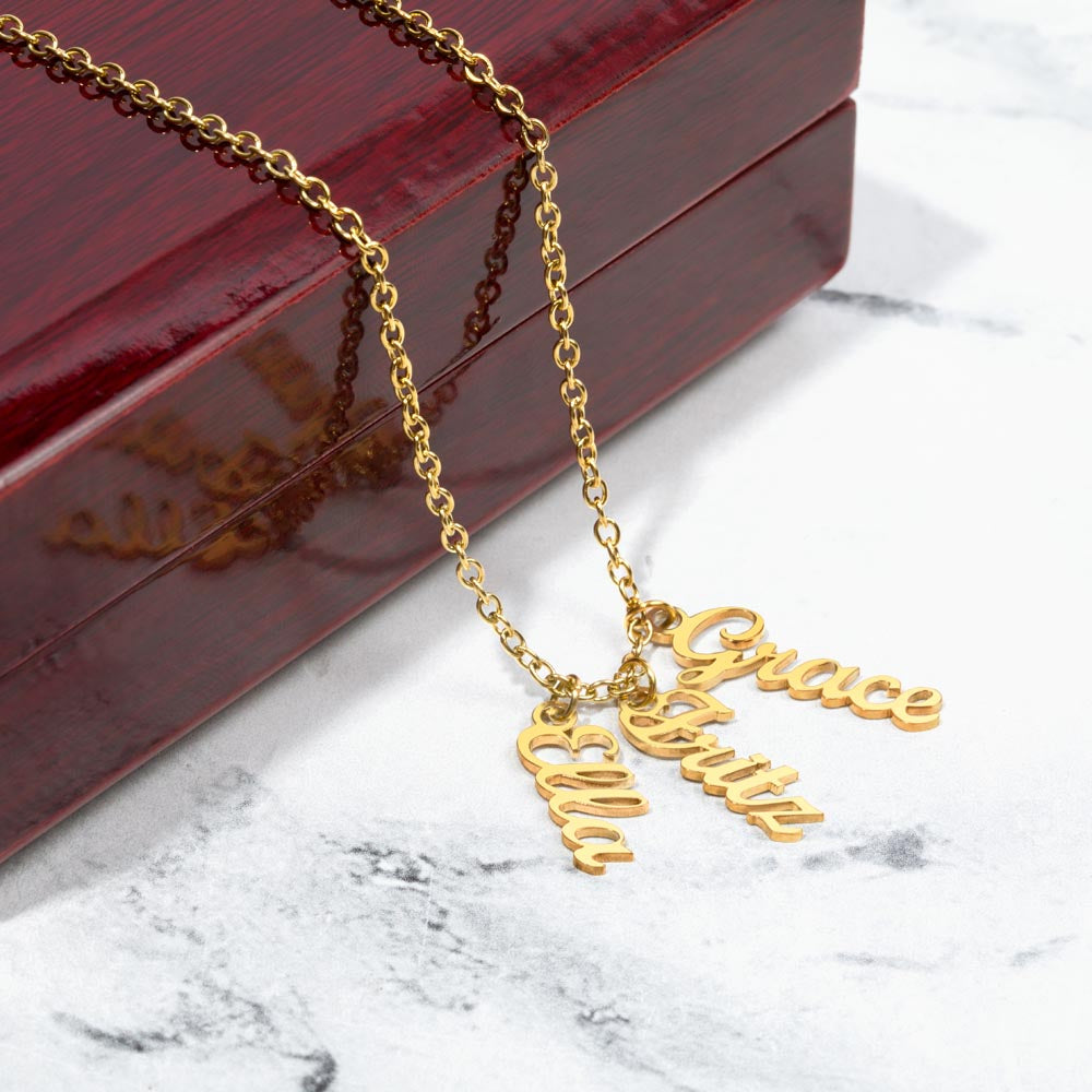Multiple Name Necklace for Mom | Family Necklace | Children Names Necklace| Mother's Day Gift