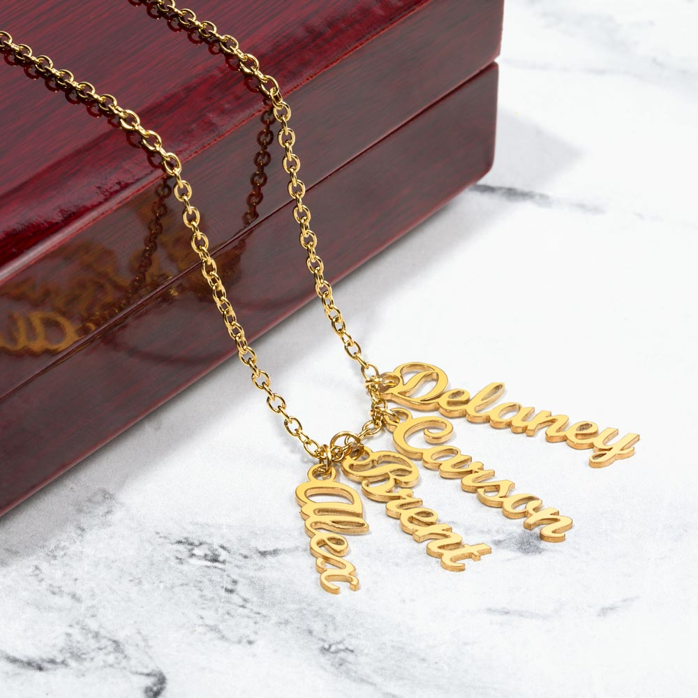 Multiple Name Necklace for Mom | Family Necklace | Children Names Necklace| Mother's Day Gift