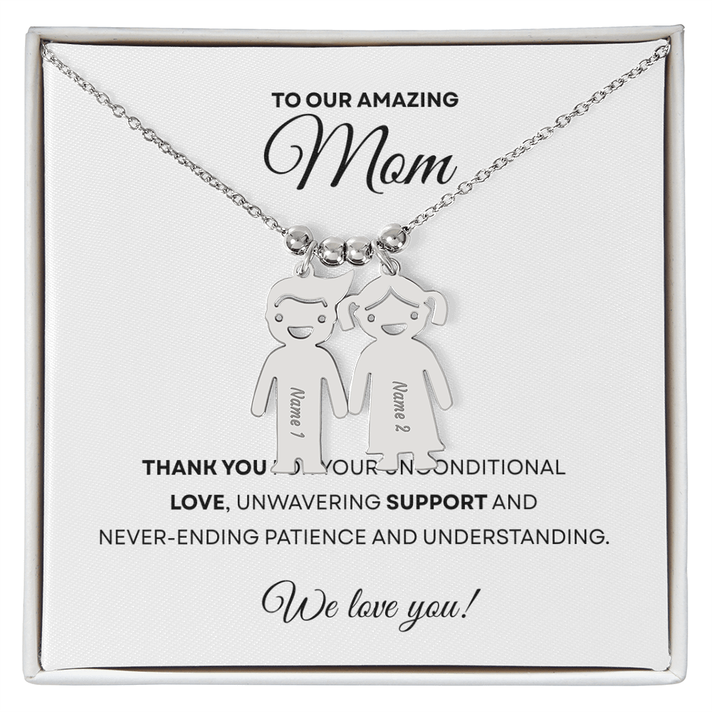 Personalized Kids Name Charm Necklace