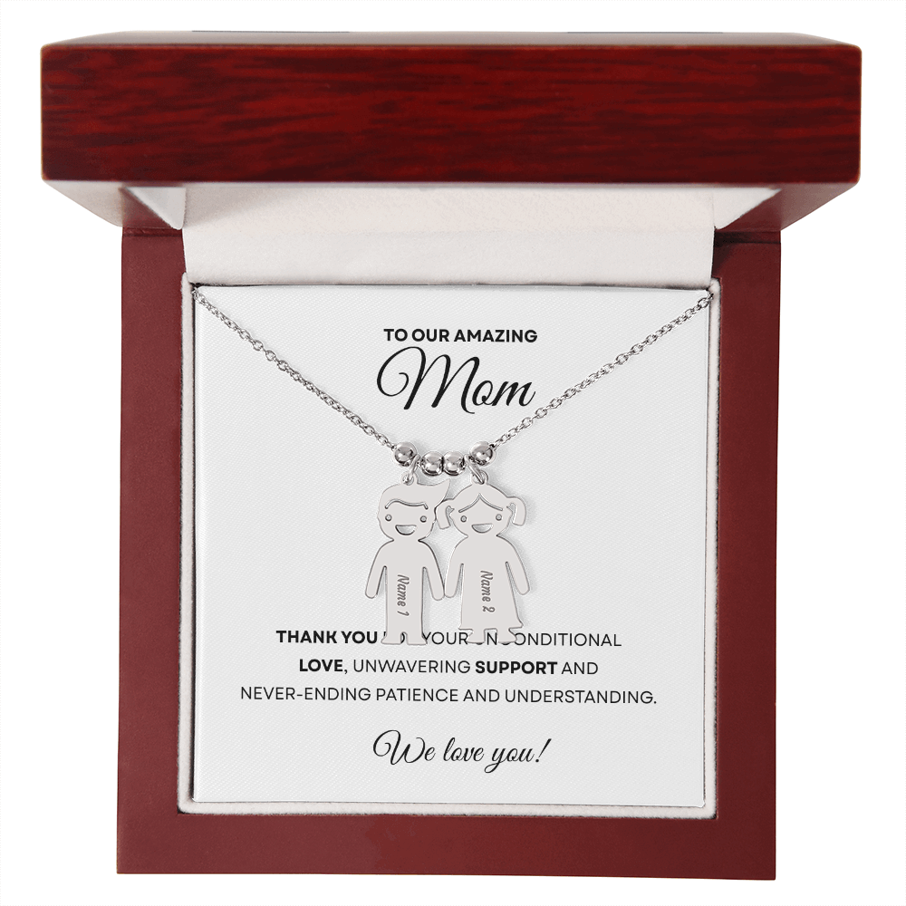 Personalized Kids Name Charm Necklace