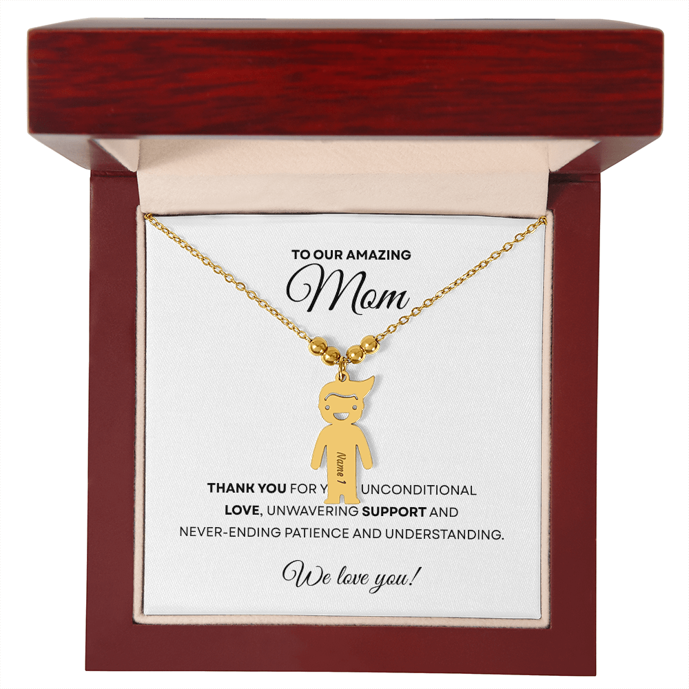Personalized Kids Name Charm Necklace