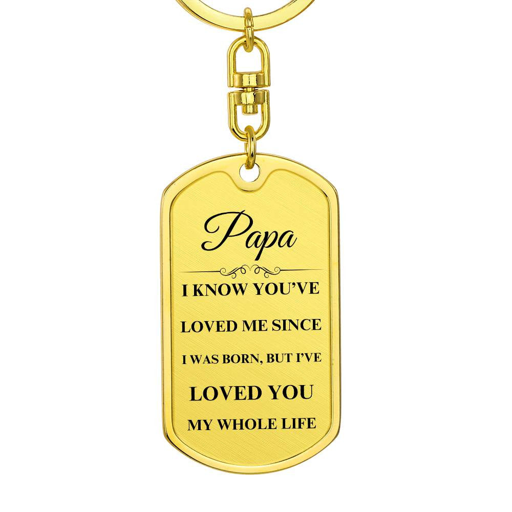 Papa Keychain | Father's Day Gift