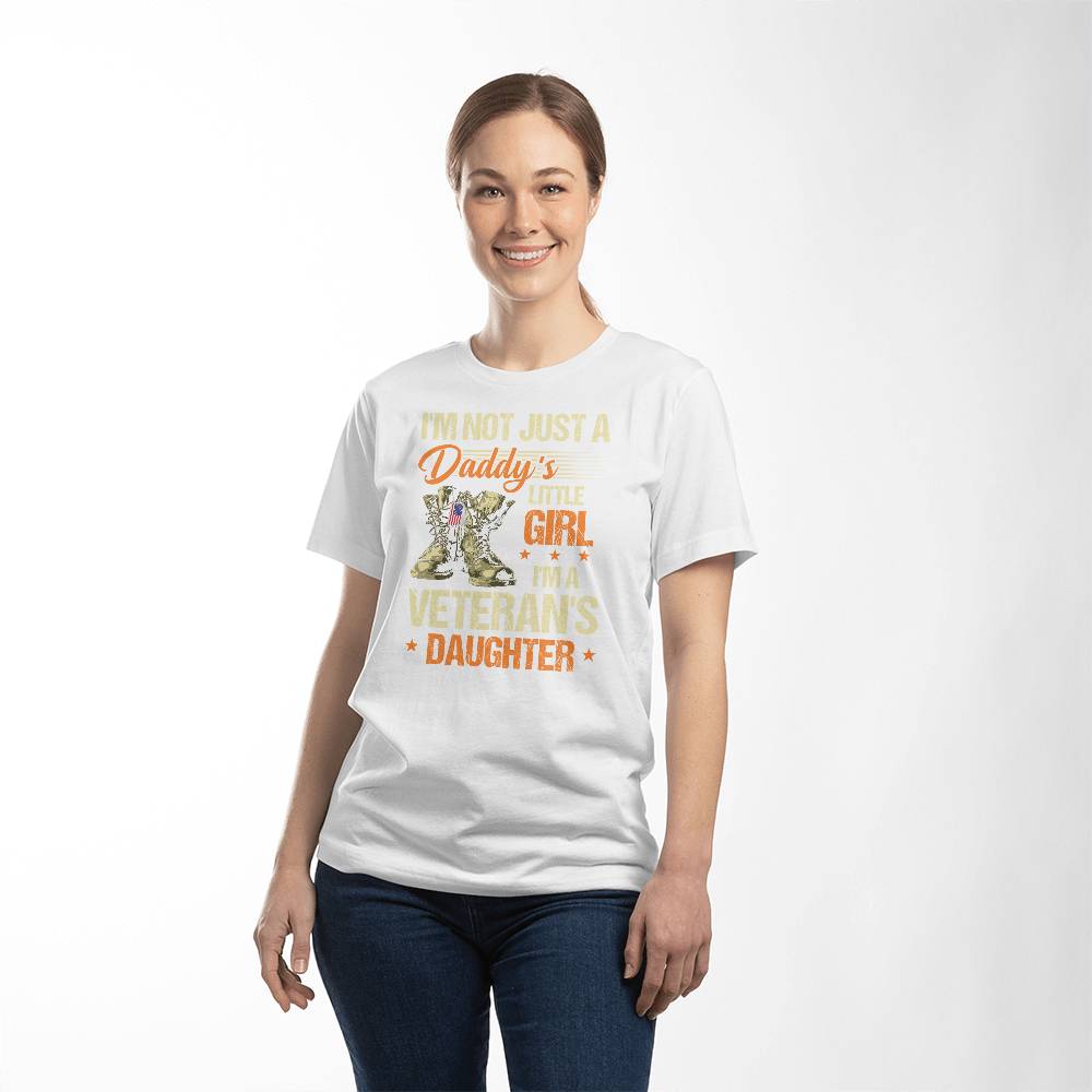 I'm A Veteran's Daughter T-Shirt |Daddy's little Girl Shirt