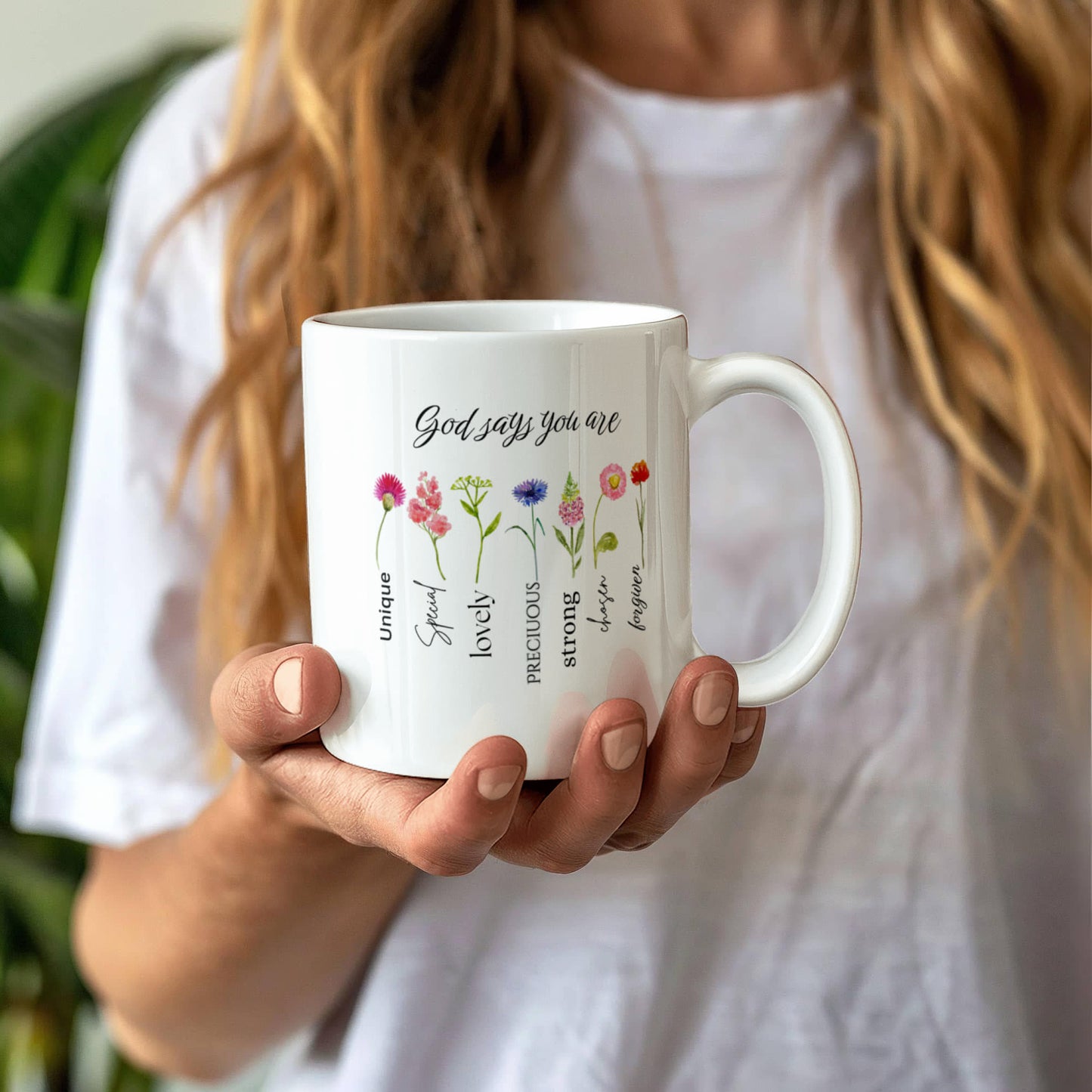 God Says  You Are | White Ceramic Mug