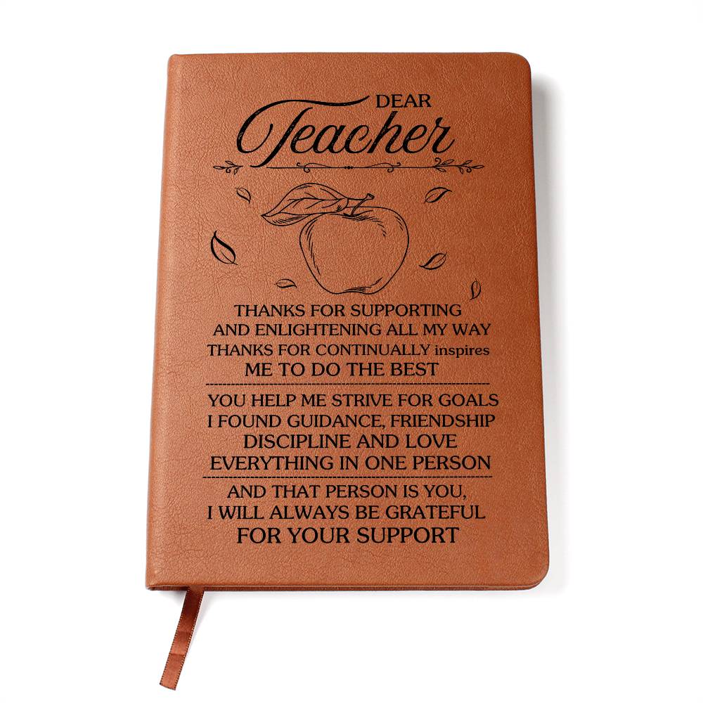 Dear Teacher Graphic Journal
