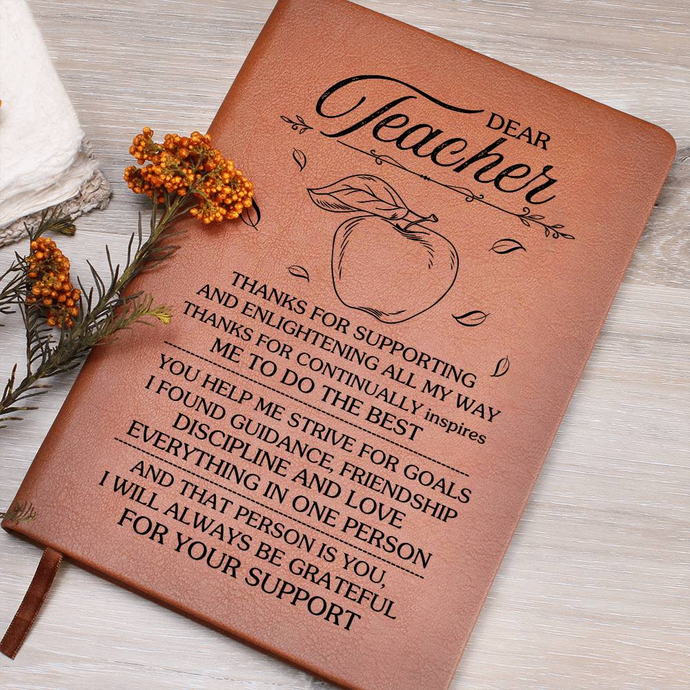 Dear Teacher Graphic Journal