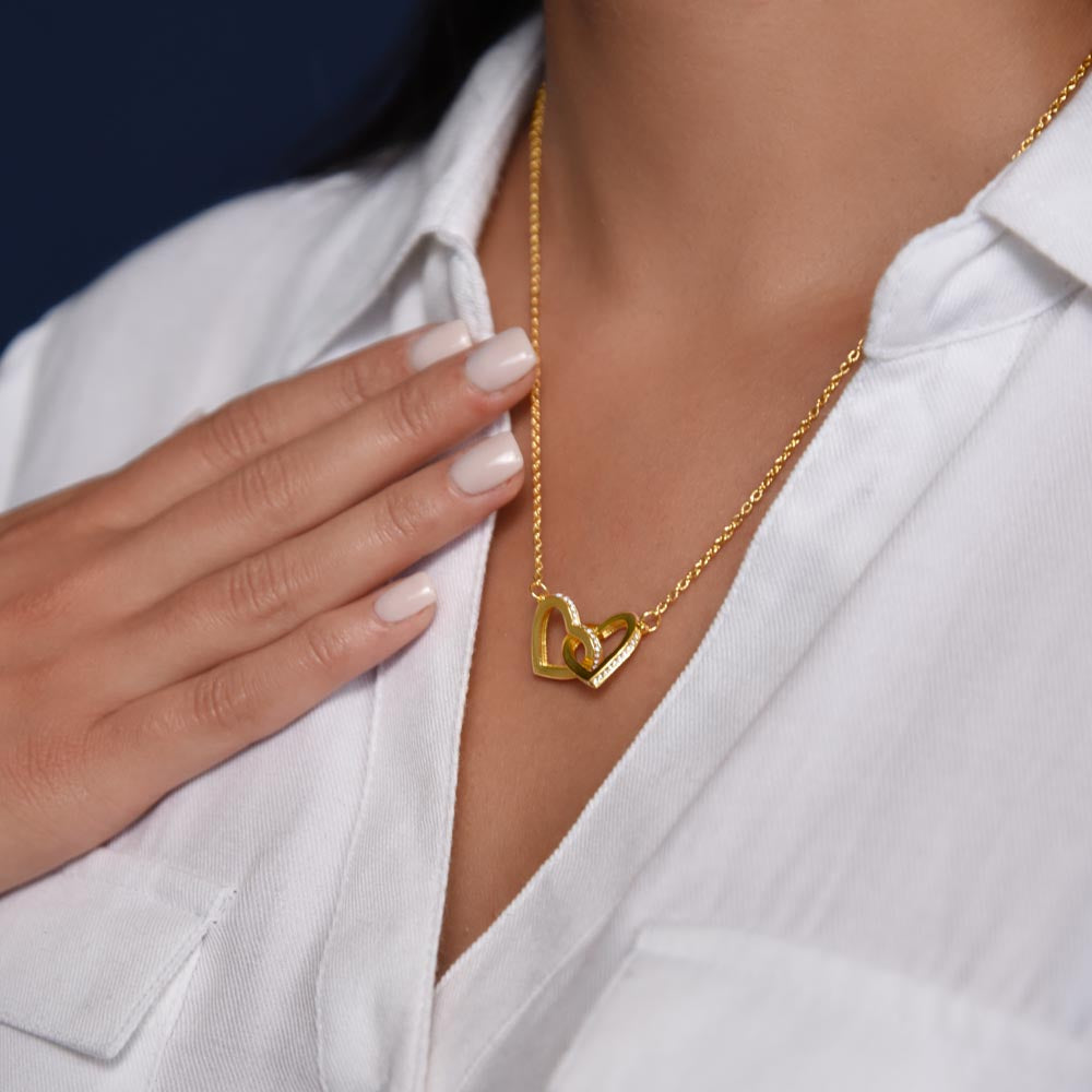 Bonus Mom Interlocking Hearts Necklace | Mother's Day Gift