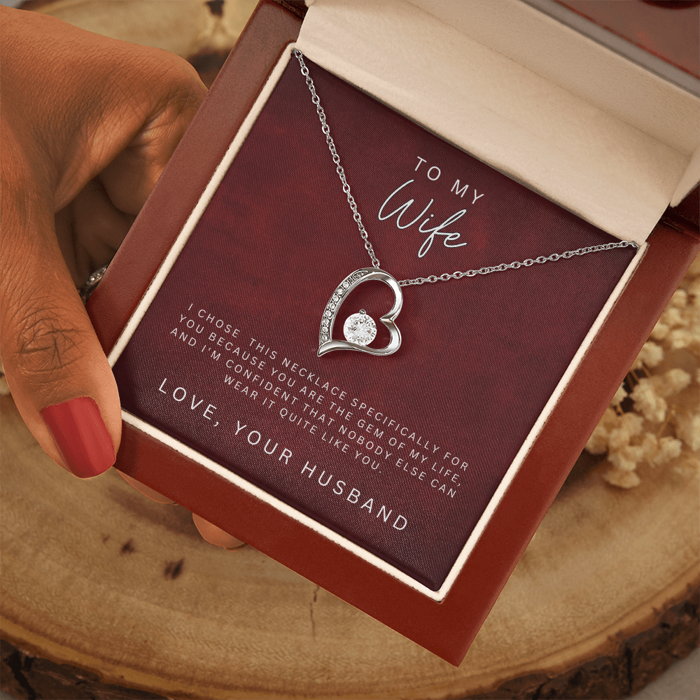 To My Wife Forever Love Necklace