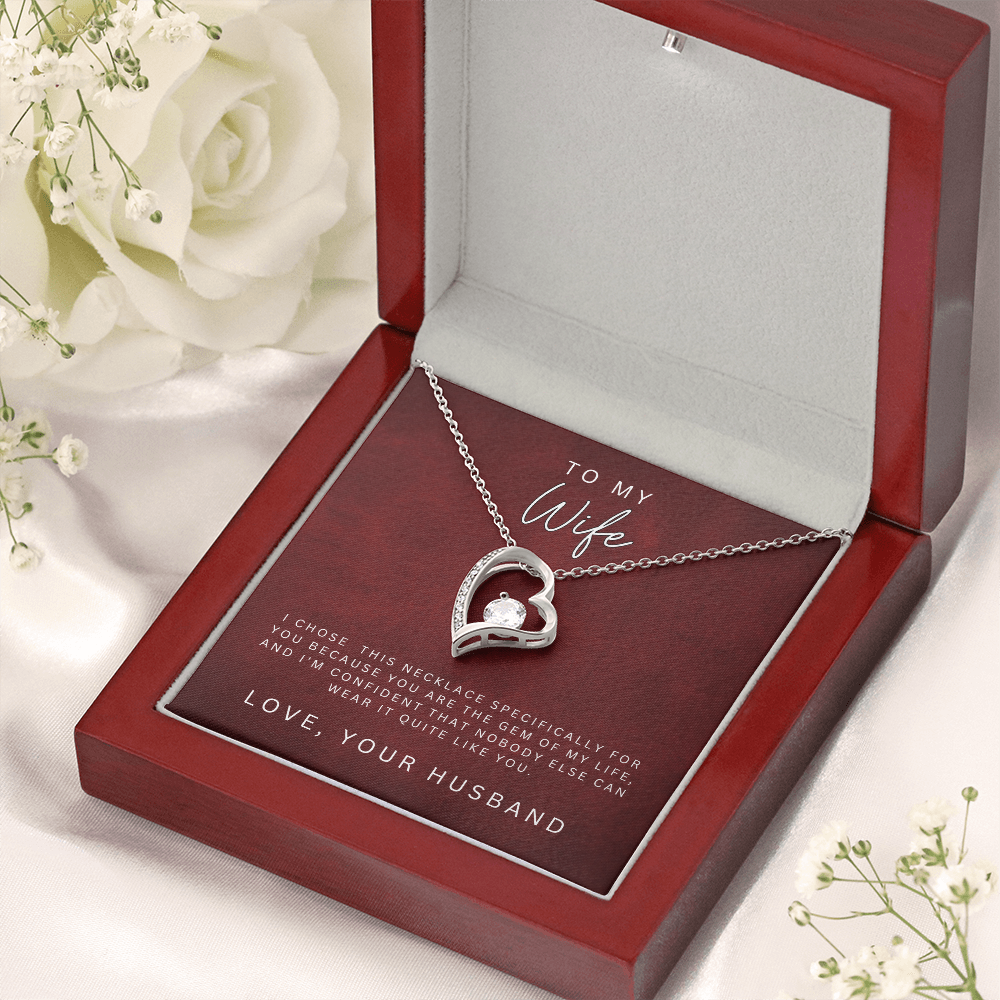 To My Wife Forever Love Necklace