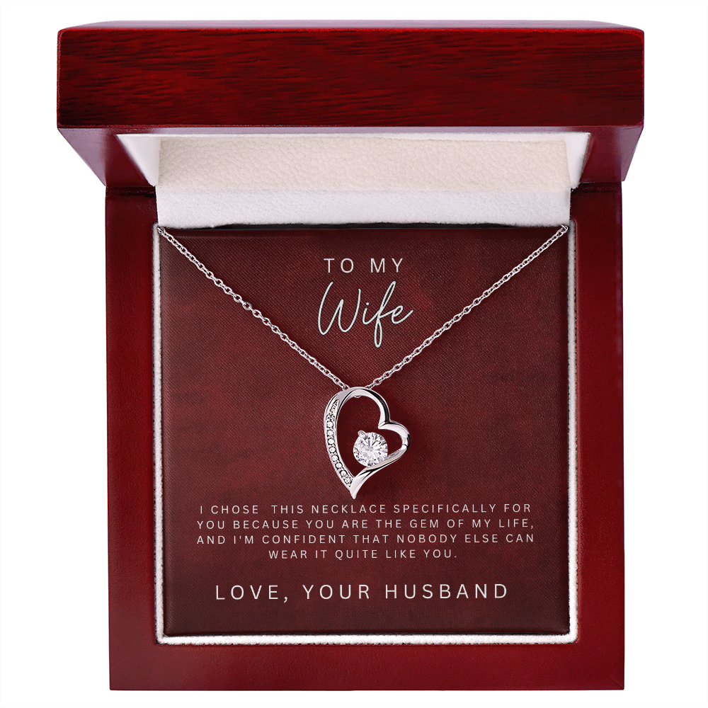 To My Wife Forever Love Necklace