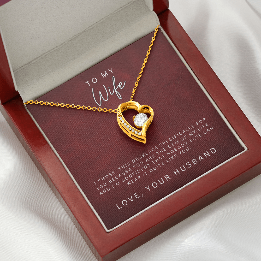 To My Wife Forever Love Necklace