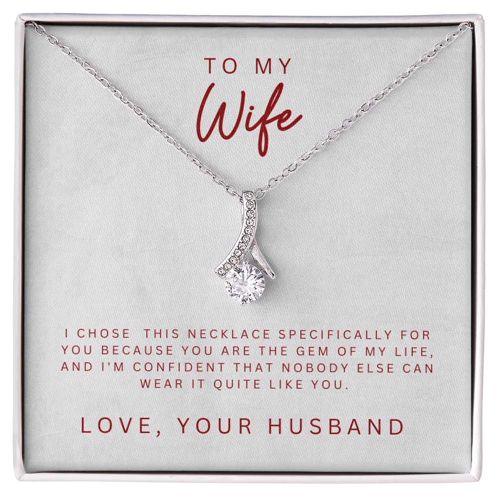 To My Wife Alluring Beauty  Necklace