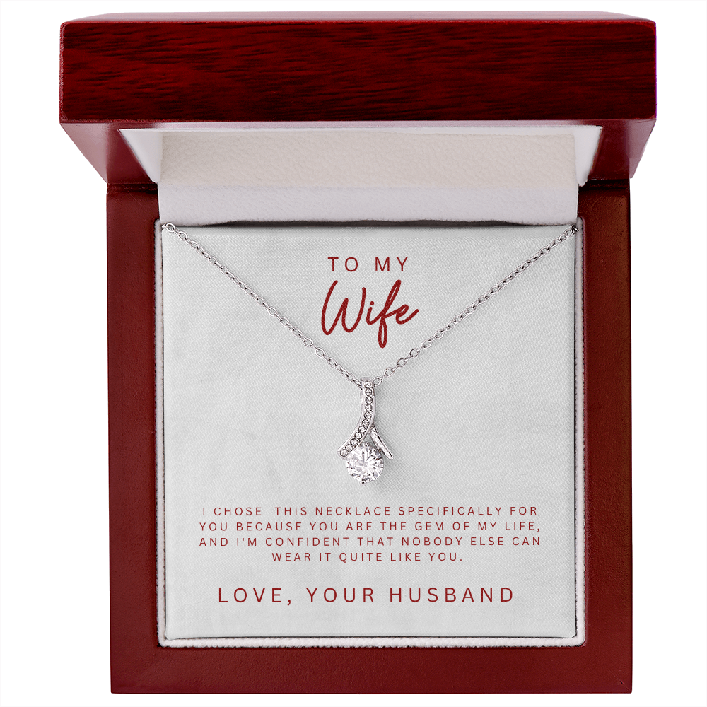 To My Wife Alluring Beauty  Necklace