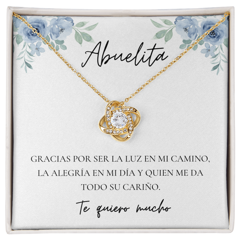 Abuela | Abuelita   Love Knot Necklace | Spanish Grandma Mother's Day Gift