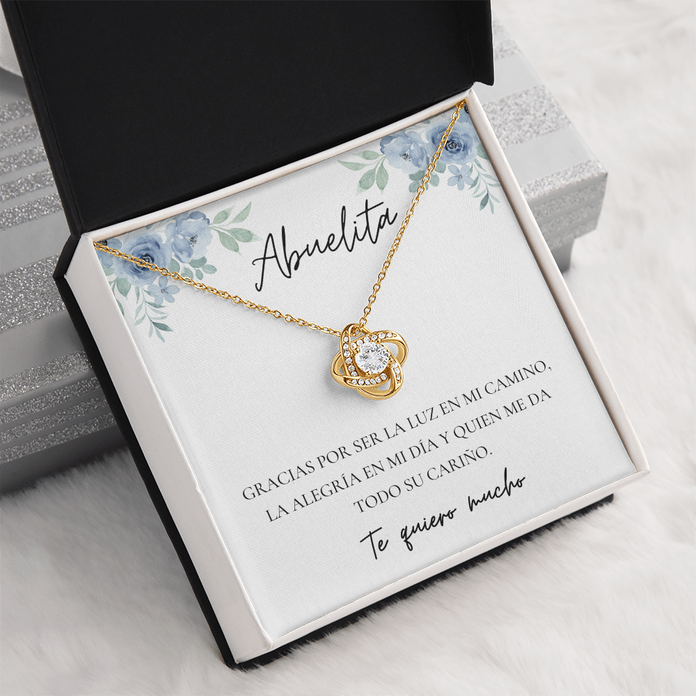 Abuela | Abuelita   Love Knot Necklace | Spanish Grandma Mother's Day Gift