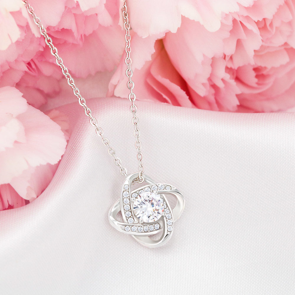 To My Beautiful Mom | Love Knot Necklace| Mother's Day Gift