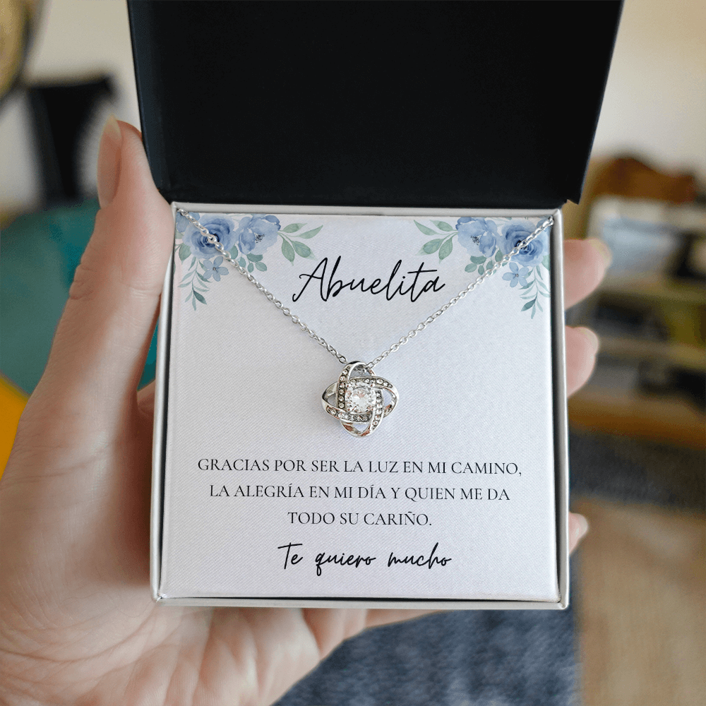 Abuela | Abuelita   Love Knot Necklace | Spanish Grandma Mother's Day Gift
