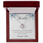 Abuela | Abuelita   Love Knot Necklace | Spanish Grandma Mother's Day Gift