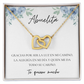 Abuelita Interlocking Hearts Necklace |  Abuela | Spanish  Grandma Mother's Day  Gift