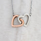To My Beautiful Grandma  Interlocking Hearts Necklace