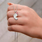 Personalized  Mommy Gift Baby Feet Necklace with Birthstone | Mother's Day Gift | Custom Kid Name