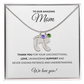 Personalized  Mommy Gift Baby Feet Necklace with Birthstone | Mother's Day Gift | Custom Kid Name