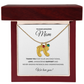 Personalized  Mommy Gift Baby Feet Necklace with Birthstone | Mother's Day Gift | Custom Kid Name