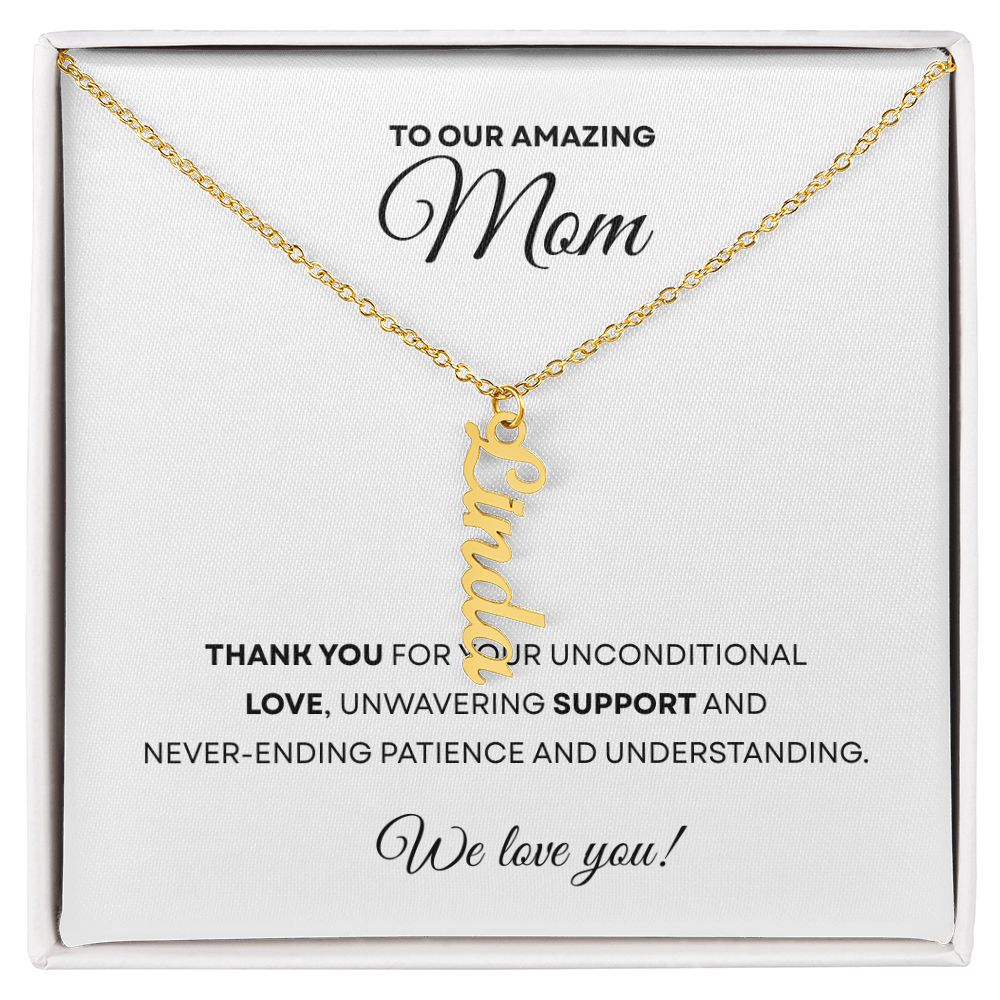 Multiple Name Necklace for Mom | Family  Necklace | Children Names Necklace| Mother's Day Gift
