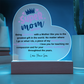SuperMom | Love Your Son | Acrylic Plaque