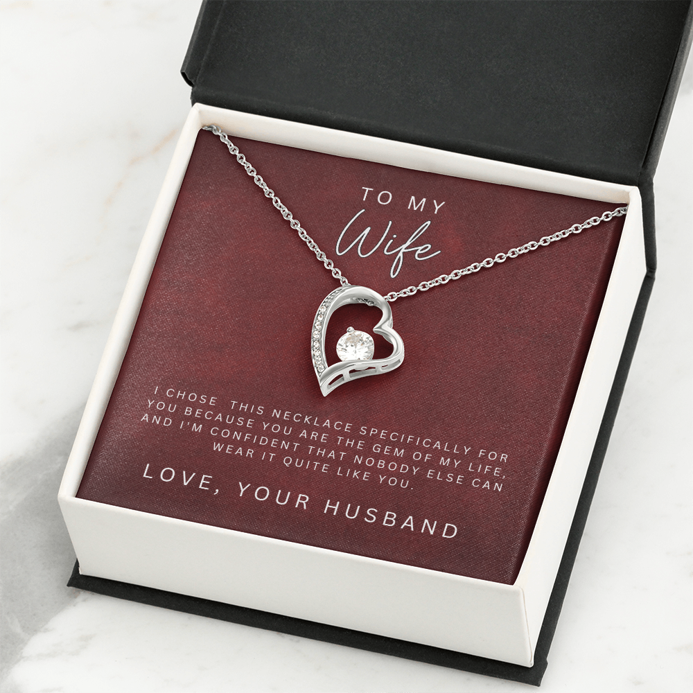 To My Wife Forever Love Necklace