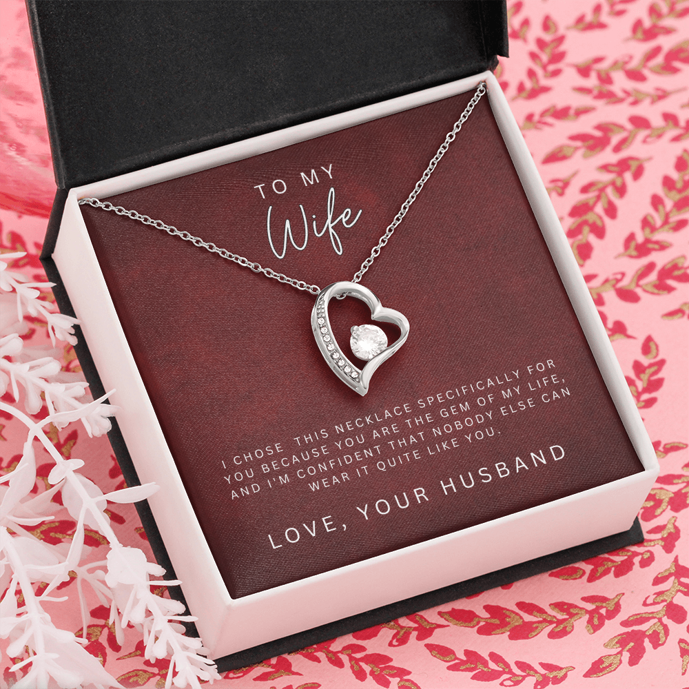 To My Wife Forever Love Necklace