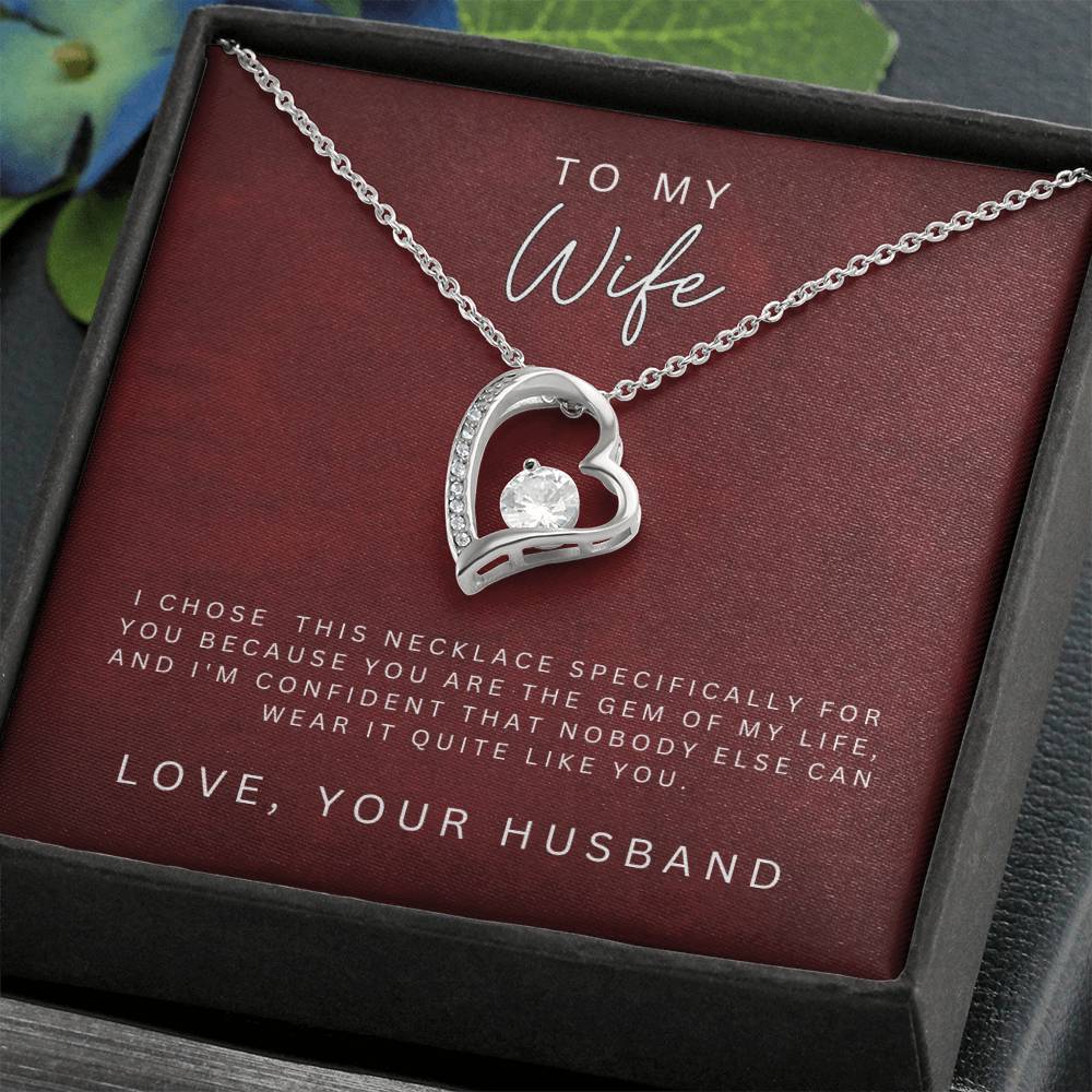 To My Wife Forever Love Necklace