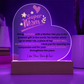 SuperMom | Love Your Daughter | Acrylic Plaque