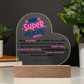 SuperMom | Love Your Son | Acrylic Plaque