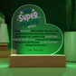 SuperMom | Love Your Son | Acrylic Plaque