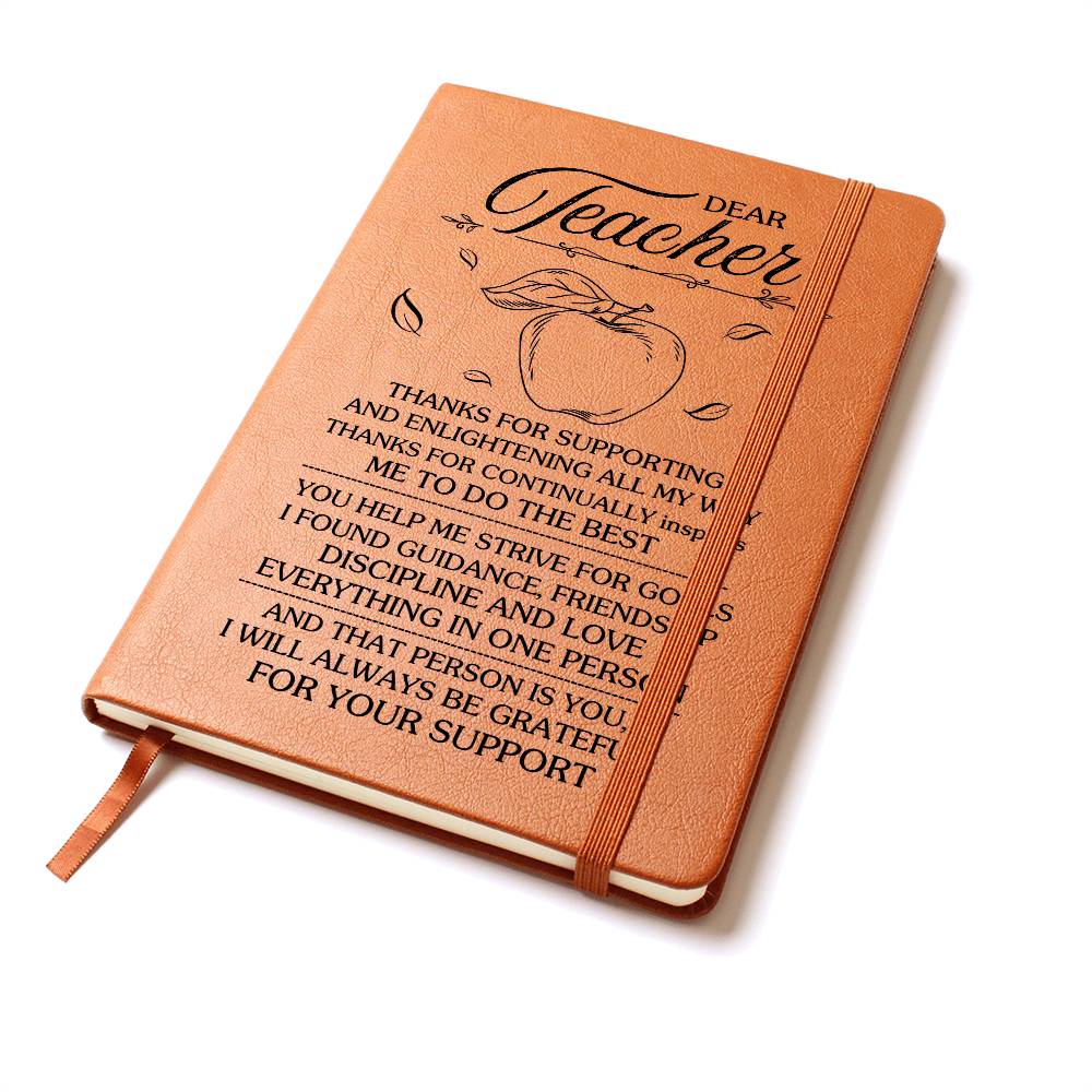 Dear Teacher Graphic Journal