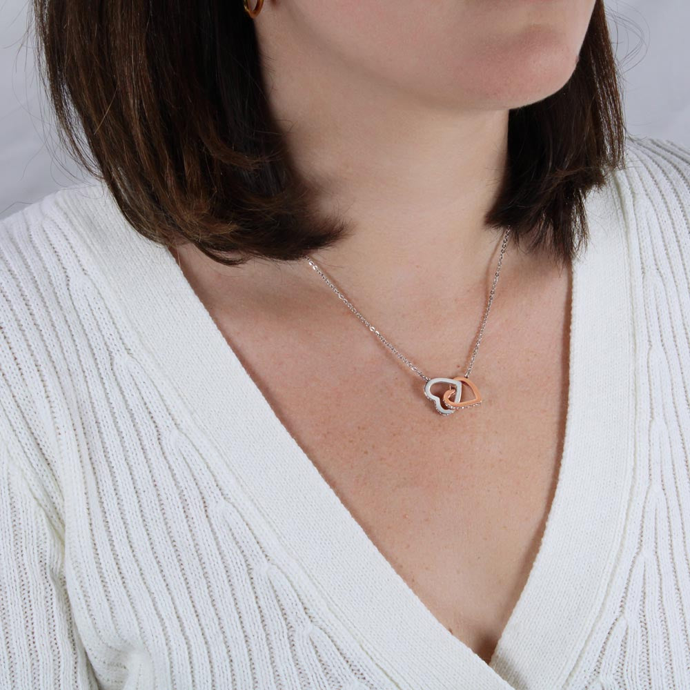 Bonus Mom Interlocking Hearts Necklace | Mother's Day Gift