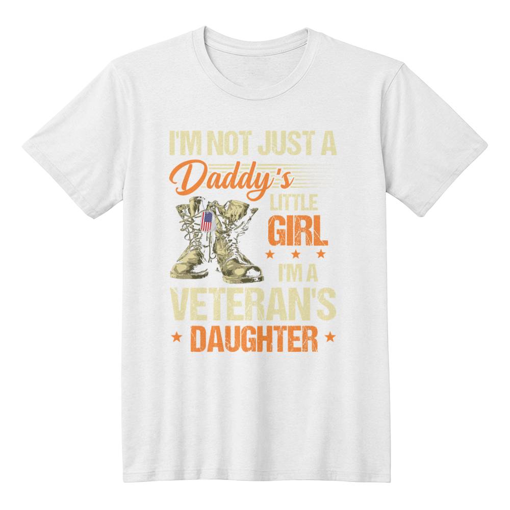 I'm A Veteran's Daughter T-Shirt |Daddy's little Girl Shirt